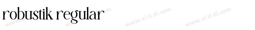 robustik regular字体转换 robustik regular字体转换
